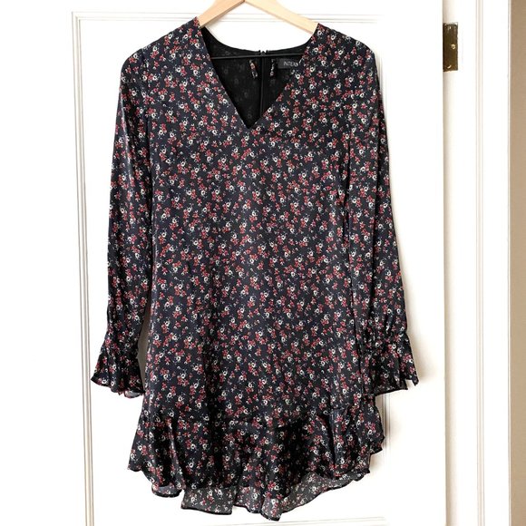 INTERMIX 100% Silk Floral Shift Dress - Picture 4 of 5